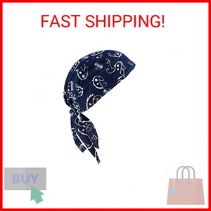 Ergodyne Chill Its 6615 High-Performance Bandana Do Rag - Terry Cloth Sweatband - Picture 1 of 2
