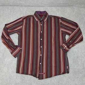 English Laundry Shirt Mens 16 34/35 Button Up Multicolored Striped Dress Casual - Picture 1 of 7