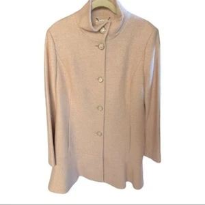 NWT Kensie peplum pea coat XL light pink - Picture 1 of 3