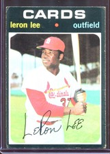 1971 Topps Baseball Leron Lee #521 St. Louis Cardinals