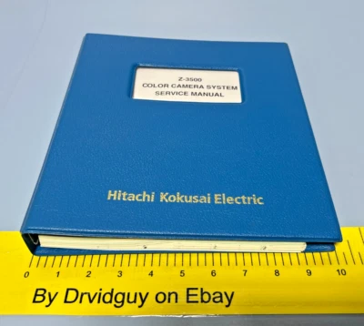 Hitachi Model Z-3500 Color Camera System Service Manual - Image 1 of 3
