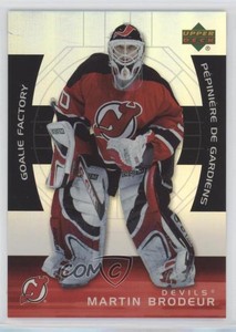 2005-06 Upper Deck McDonald's Goalie Factory Martin Brodeur #GF3 HOF