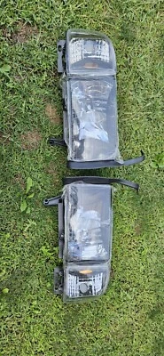 Faros de 2 piezas laterales para conductor y pasajero para camioneta Dodge Ram 3500 1994-2002  Foto 1 de 4