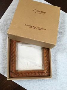 VTG 1936 Cartercraft Studios Loomette 4” Mini Weaving Loom W/ Box & Instructions - Picture 1 of 9