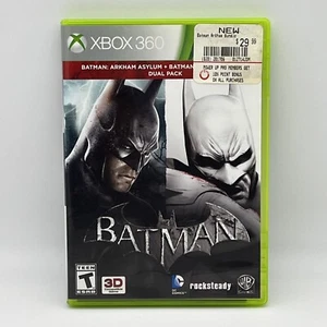 Batman: Arkham Asylum / Batman Arkham City confezione doppia (Xbox 360) completo, testato - Foto 1 di 5