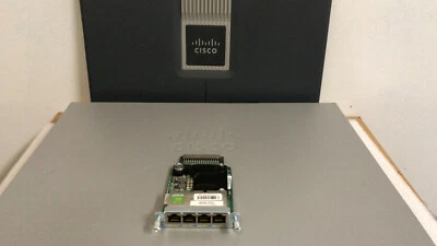 CISCO EHWIC-4ESG 4-Port Gigabit WAN Interface Card 1900 2900 3900 3900E Router - Image 1 of 4