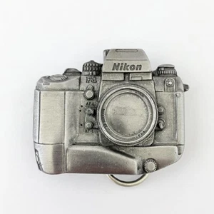 Vintage Nikon F4 SLR Belt Buckle numbered 2573 of 5500 RARE NAS MINT Condition - Picture 1 of 16