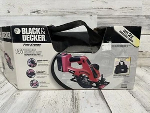 Black And Decker Fire Storm 18v Cordless Circular Saw NEW CS180B - Picture 1 of 4