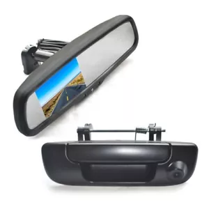 Tailgate Reverse Backup Camera +4.3' Mirror Monitor for Dodge Ram 1500 2500 3500 - Picture 1 of 10