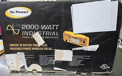 Go Power! GP-ISW2000-24 Industrial Pure Sine Wave Inverter - Image 1 of 4