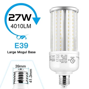 100W Equivalent LED Bulb 165-Chip Corn Light E39 Base 4010Lm 27W Daylight 5000K - Picture 1 of 12