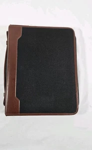 Raccoglitore organizer pianificatore giornaliero Samsill vintage anni 90 zip nera circa 8 x 10,5 completo - Foto 1 di 7