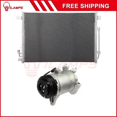For 2011-2012 2013 2014 2015 Nissan Quest AC Condenser & Compressor Cooling Kit Foto 1 de 4
