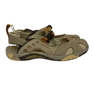 Merrell Siren Ginger sandali da trekking donna US 10 scarpe slingback in pelle marrone chiaro - Foto 1 di 14