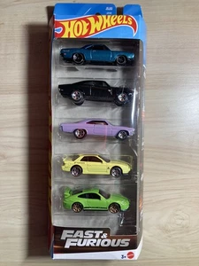 Hot wheels Fast and Furious 5er Pack Porsche Dodge Charger RT Nissan Silvia Neu - Bild 1 von 7