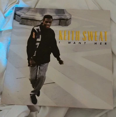 Keith Sweat I Want Her X 4 Mixes 12" Original 066788 Dj R&b Vocals Hit - Image 1 of 4