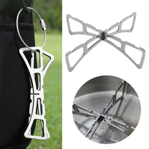 Portable Cross Steaming Rack Foldable Mini Pot Rack - Picture 1 of 12