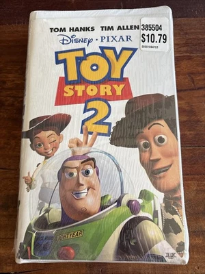 Toy Story 2 (VHS 2000, Disney / Pixar) Tom Hanks, Tim Allen - Brand New / Sealed Foto 1 de 2