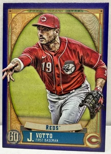 2021 Topps Gypsy Queen Indigo /250 #2 Joey Votto Cincinnati Reds - Bild 1 von 2