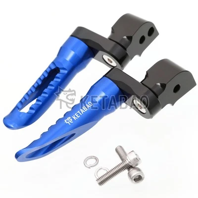 Clavijas traseras inferiores azules BOB de 1 pulgada para Honda CTX700N 14 15 16 17 Foto 1 de 4