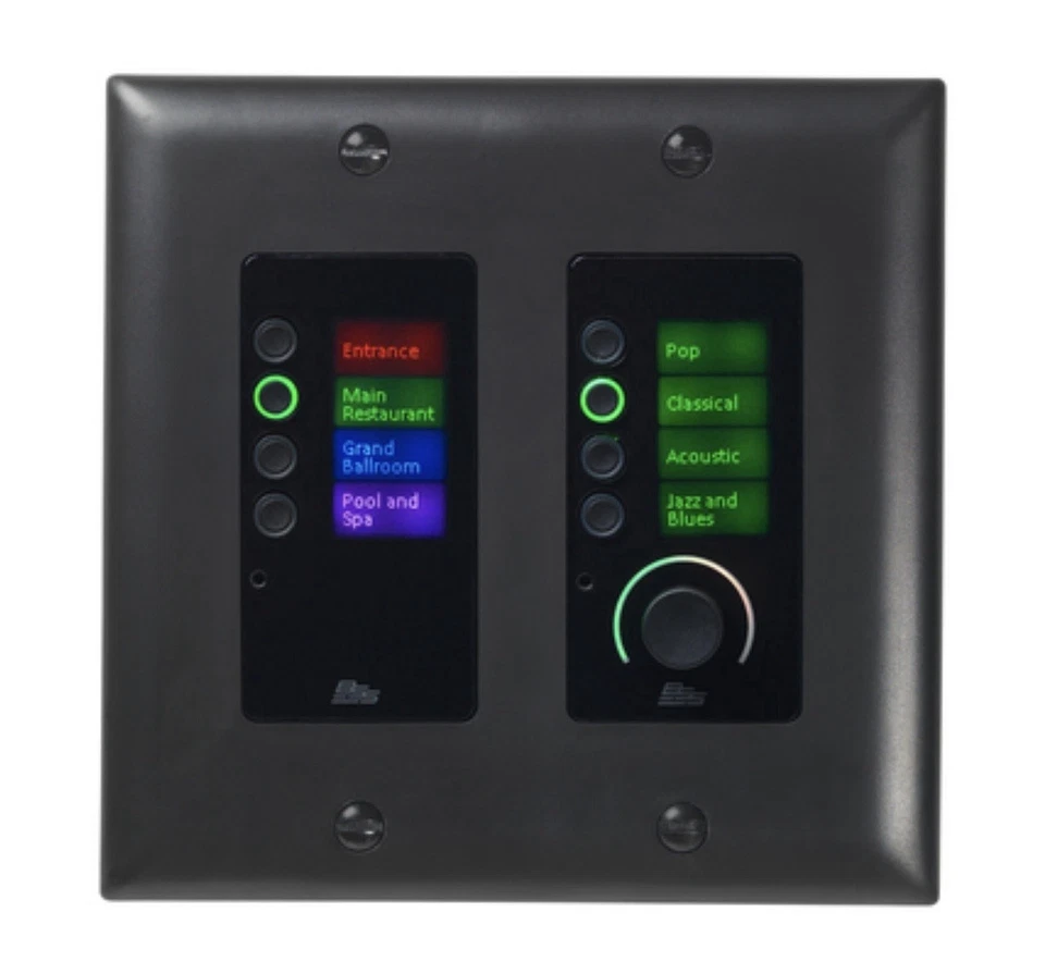 Controlador Ethernet BSS Soundweb Contrio EC-8BV negro BSSEC8BV-BLK-M 8 botones Foto 1 de 4