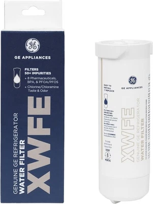 GE XWFE Refrigerator Water Filter, Genuine Replacement Filter, Certified  - Image 1 of 4