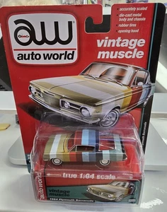 AW Auto World Vintage Muscle 1964 Plymouth Barracuda - Picture 1 of 5