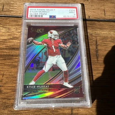 2019 Panini Select - Field Level Kyler Murray #204 Silver Prizm RC Rookie PSA 9 - Image 1 of 2