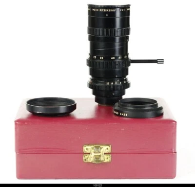 Lens Angenieux Zoom 2.5/20-80mm Type L2 No.1208294 Black  C Mount  Bolex Mint- - Image 1 of 4