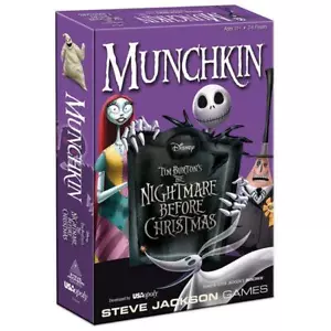 USAopoly Tim Burton's The Nightmare Before Christmas Munchkin FACTORY SEALED - Picture 1 of 4