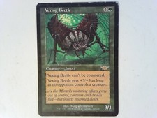 Vexing Beetle	 Legions - Magic the Gathering MTG - Green