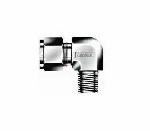 3/8" Tube x 1/2" MNPT 316ss Male Elbow Fitting Hansun SLM-6-8N - Image 1 of 1