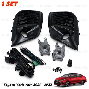 Set Kit LED Fog Lamps Spot Lights Fits Toyota Yaris Ativ Sedan 2021 2022 - Picture 1 of 10