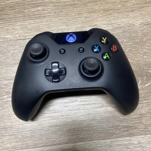 Microsoft Xbox One Controller Wireless Game Black Tested & Working - Picture 1 of 6