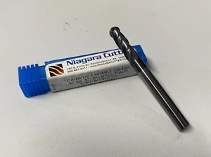 Cortador Niagara N86355 1/4" carburo TiAIN fresadora de extremo recubierta CB430 3/4 LOC 2,5OAL - Imagen 1 de 8