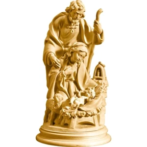 Weihnachten Weihnachtskrippe in einem Stück, holzgeschnitzt Unikat - Bild 1 von 1