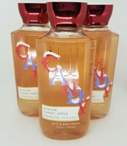 Bath & Body Works Winter Candy Apple Shower Gel x3 10oz each - Picture 1 of 1