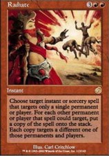 [1x] Radiate - Slight Play, English - Torment MTG Magic