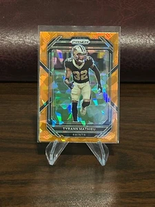 PARALLEL - Tyrann Mathieu - 2022 Panini Prizm Orange Cracked Ice Prizm #211 - Picture 1 of 2