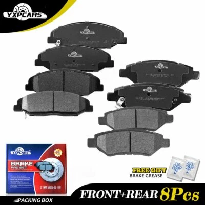 Pastillas de freno delanteras traseras cerámicas para Cadillac CTS 2008-2010 2011 2012 2013 2014 Foto 1 de 4