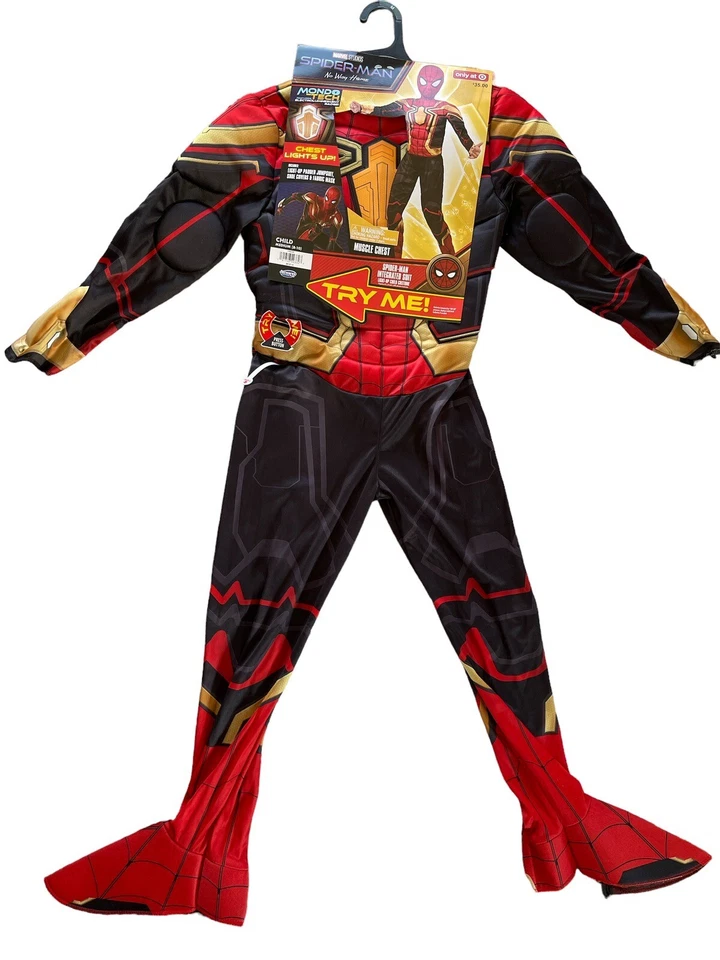 Marvel Studios Ironman Light Up Costume Size 6-7
