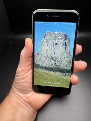 Apple iPhone 6 - 64 GB Negro y Gris espacial (AT&T) A1549 100 % Batería Excelente Foto 1 de 4