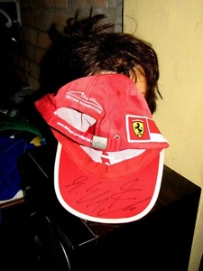 Vintage Ferrari Dekra formula1 racing team cotton podium  hat cap Schumacher '90 - Imagen 1 de 4