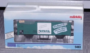 Märklín Maxi 5483 Box Car Metal Model Green Vivil Marklin - Picture 1 of 4