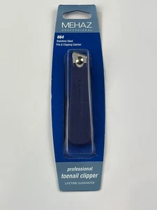 Mehaz #664 Stainless Steel Angled Professional Toenail Nail Clipper NEW - Picture 1 of 3