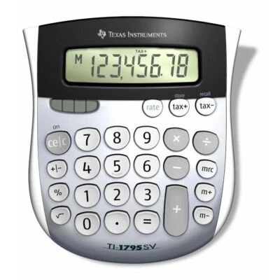 Texas Instruments 1795SV/TBL/3L1 TI-1795 SV Simple Calculator Dual Power LCD - Image 1 of 3