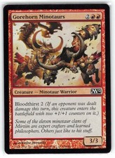 Gorehorn Minotaurs *FOIL Common* Magic MtG x1 M12 SP