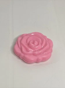 Spiegel Retro Rose Blume klein Taschen Schminkspiegel doppelseitig Handspiegel - Bild 1 von 6