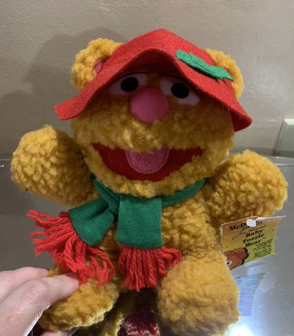 Fozzie Bear McDonald's Jim Henson's Muppet Babies 1987 Plush Christmas W/tags Cover