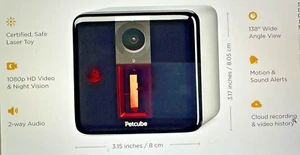 Pet Cam Petcube Interactive Indoor Camera 1080p Wi-Fi with Built-In Laser Toy - Picture 1 of 8